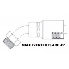 3/8 X 3/8 Male Inverted Flare 45